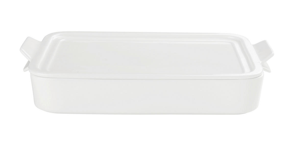 ZAPEKACIA MISA, porcelán, keramika 34,5/20,5/7,8 cm - biela, Basics, keramika (34,5/20,5/7,8cm) - Homeware Profession.