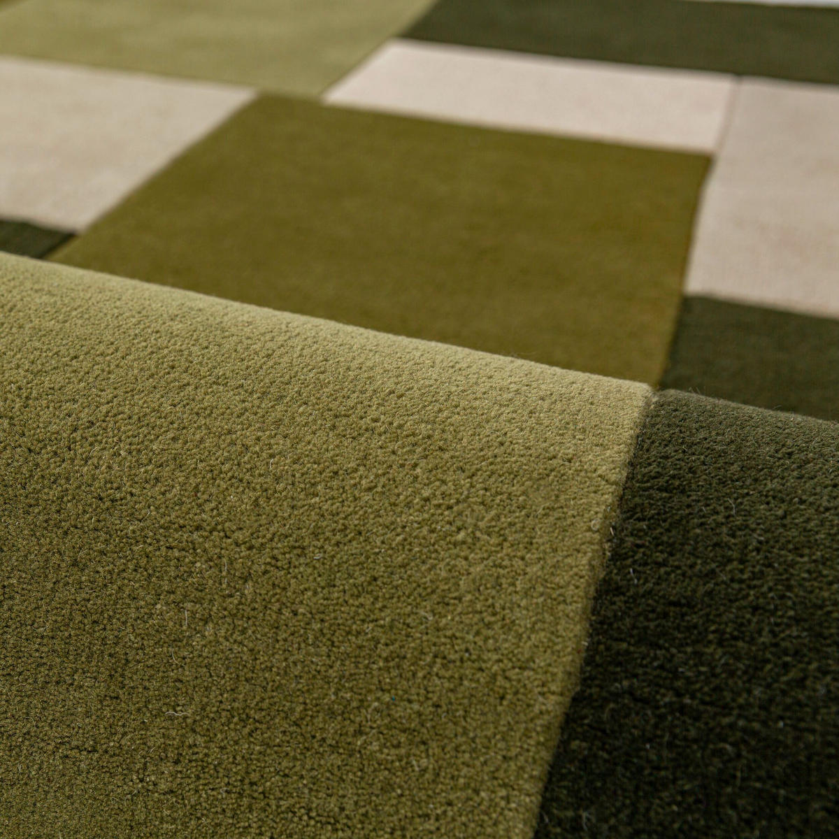 LÄUFER 66/300 cm Collage  - Grün, Basics, Textil (66/300cm) - Flair Rugs