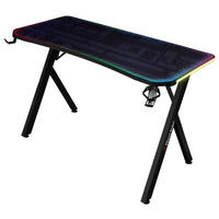 GAMINGTISCH 110/55/75 cm  in Schwarz  - Schwarz, MODERN, Holzwerkstoff/Metall (110/55/75cm) - X Rocker