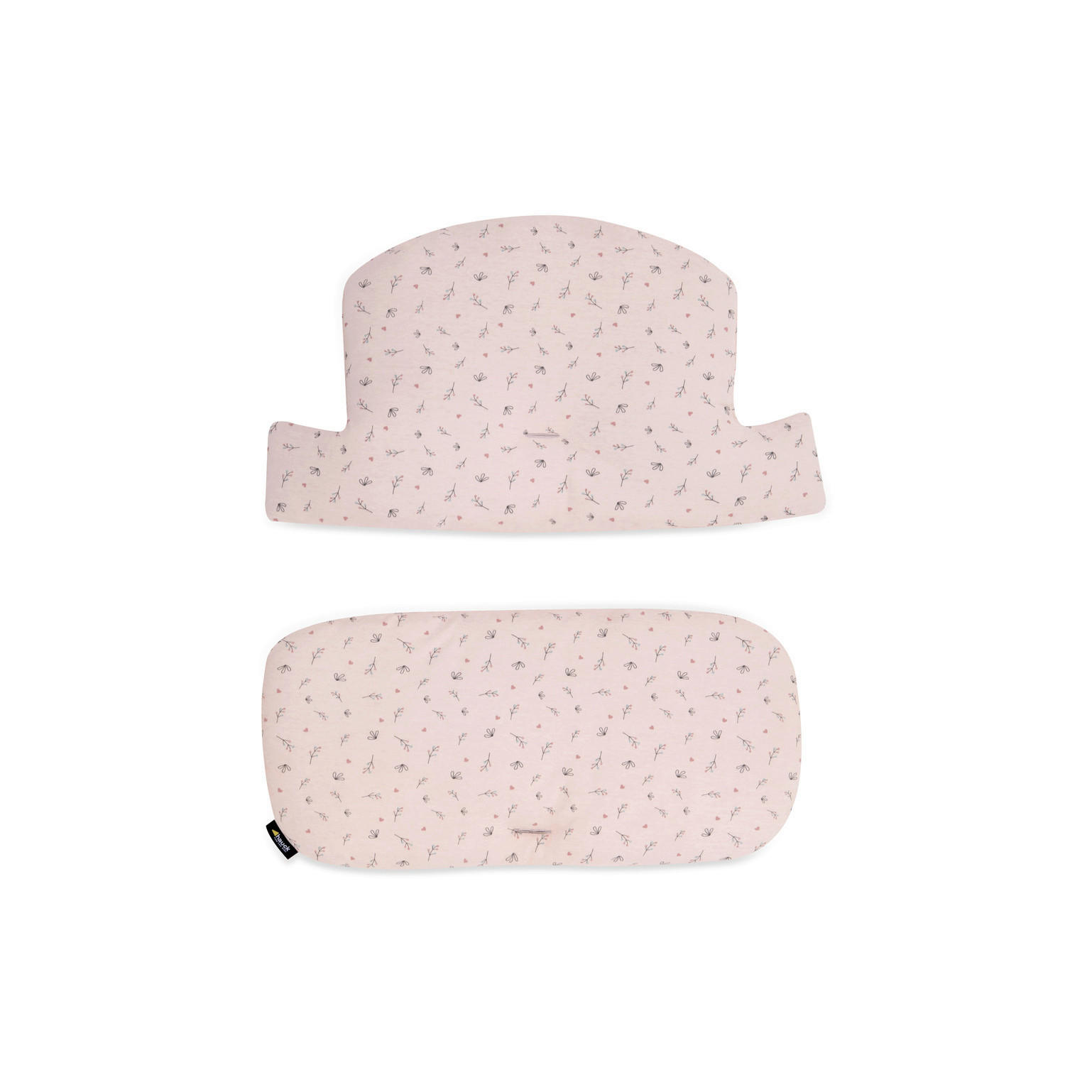 HOCHSTUHLEINLAGE HIGHCHAIRPAD SELECT  - Rosa, Basics, Textil (44/24cm) - Hauck