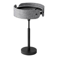 LED-TISCHLEUCHTE 27/43 cm   - Dunkelgrau, Basics, Kunststoff/Textil (27/43cm) - Osram