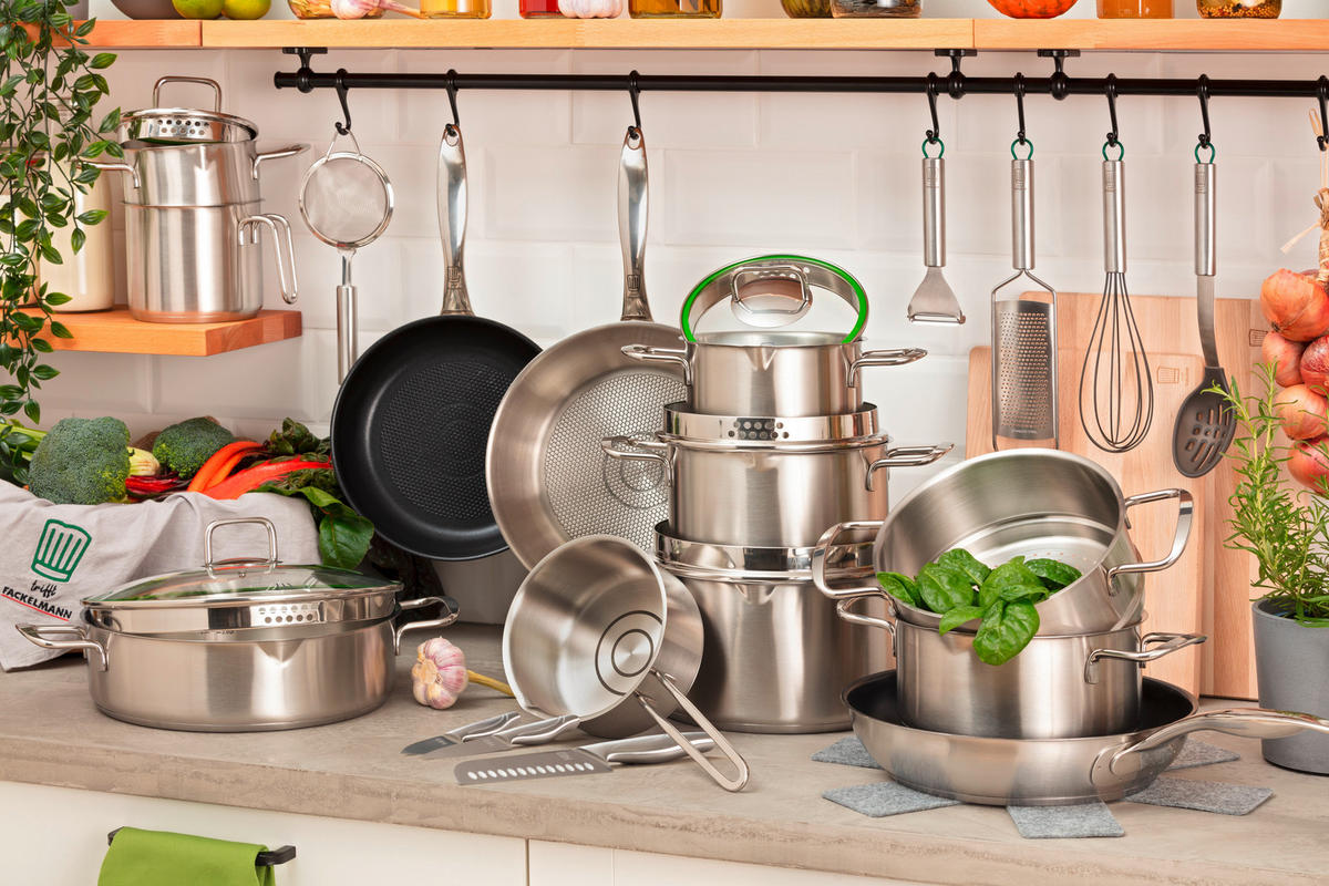 Cratiță Cu Coadă 1,0 L  - culoare inox, Design, metal (16cm) - Chefkoch+Fackelmann