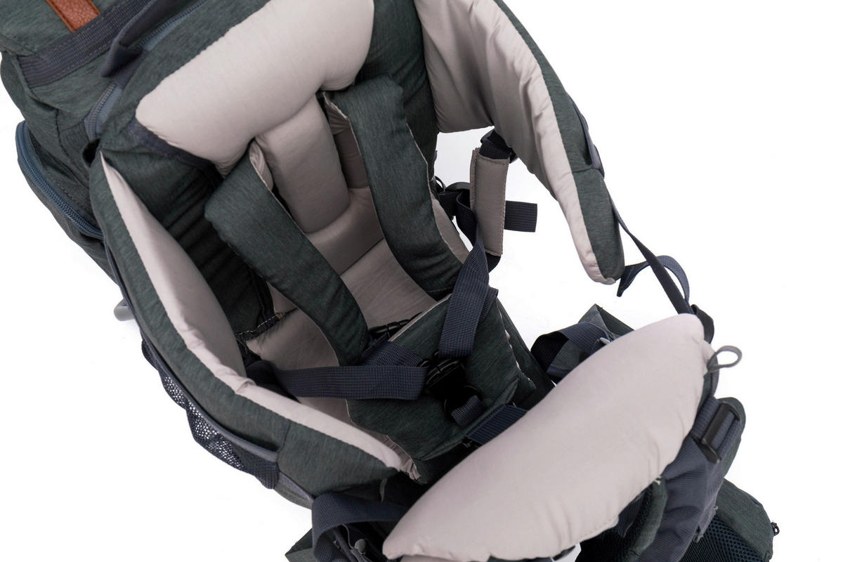 RÜCKENTRAGE Adventure  - Dunkelgrau/Beige, Basics, Textil (30/73/85cm) - Fillikid