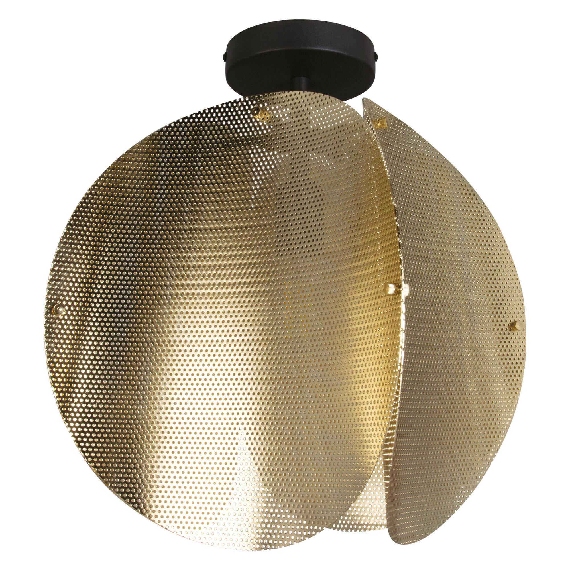 DECKENLEUCHTE Modern 38/39,5 cm  - Goldfarben, Design, Metall (38/39,5cm) - Osram