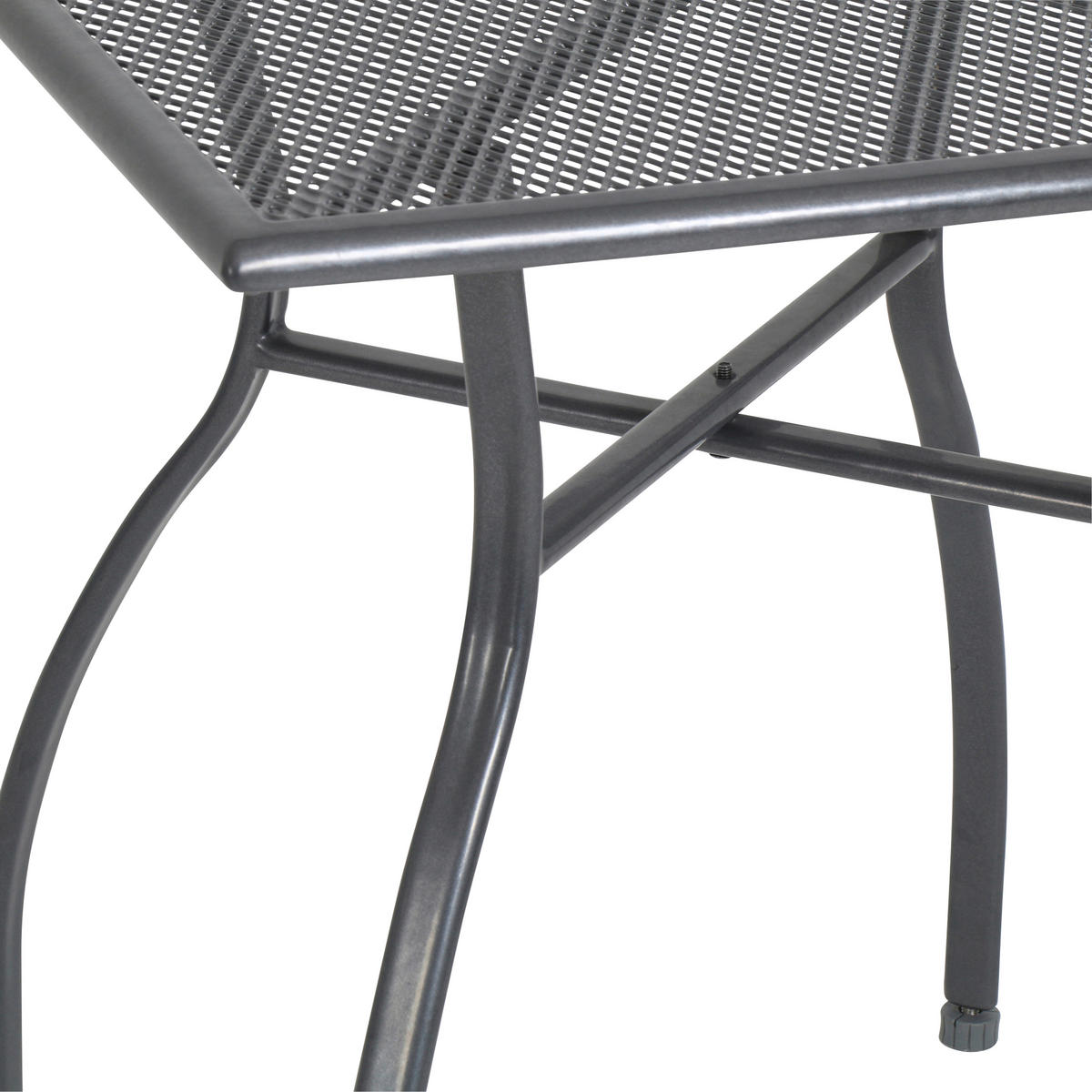 GARTENTISCH Metall Grau quadratisch  - Grau, Basics, Metall (70/70/74cm) - Gardenson