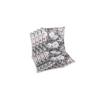 SESSELAUFLAGENSET Blume  - Anthrazit/Weiß, Basics, Textil (50/9/100cm)