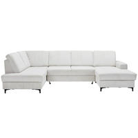 SOFFA i manchester cremefärgad  - svart/cremefärgad, Klassisk, metall/textil (185/317/167cm) - Livetastic