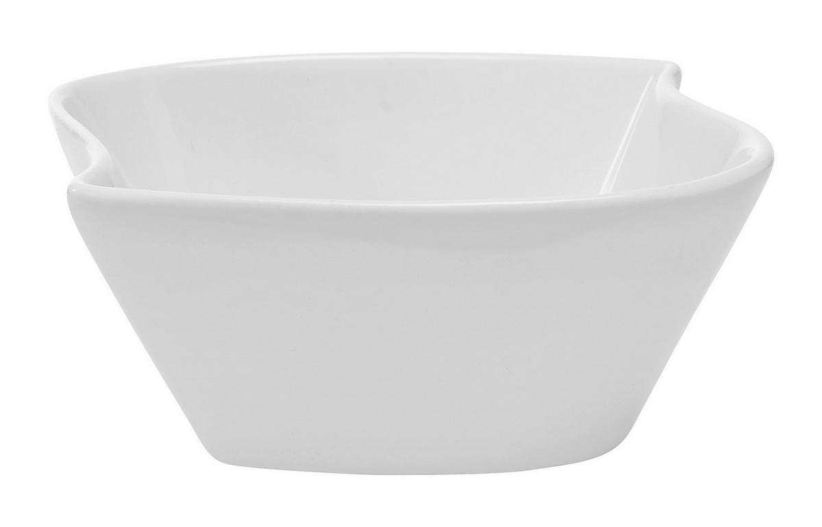 SCHÜSSEL SWING  10,8/10,2/4,3 cm  - Weiss, Basics, Keramik (10,8/10,2/4,3cm) - Novel