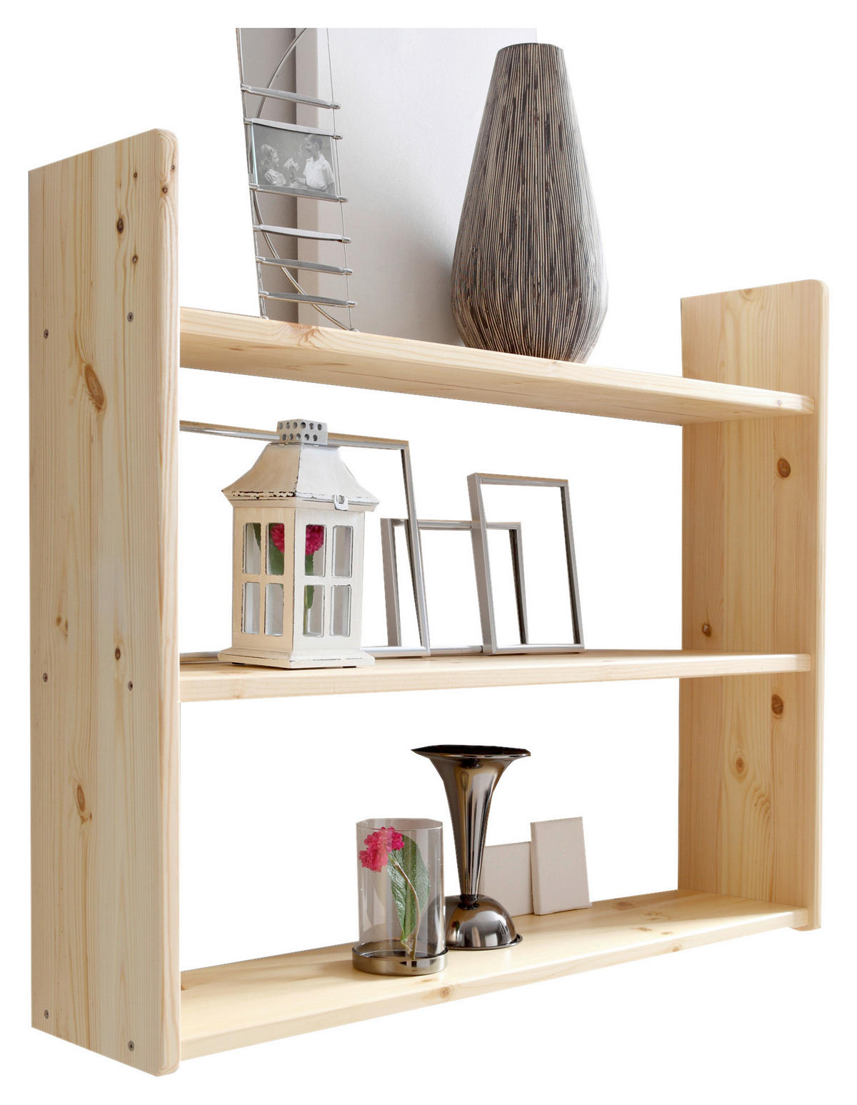 WANDREGAL 90/74/20 cm  - Kieferfarben, Basics, Holz (90/74/20cm) - MID.YOU