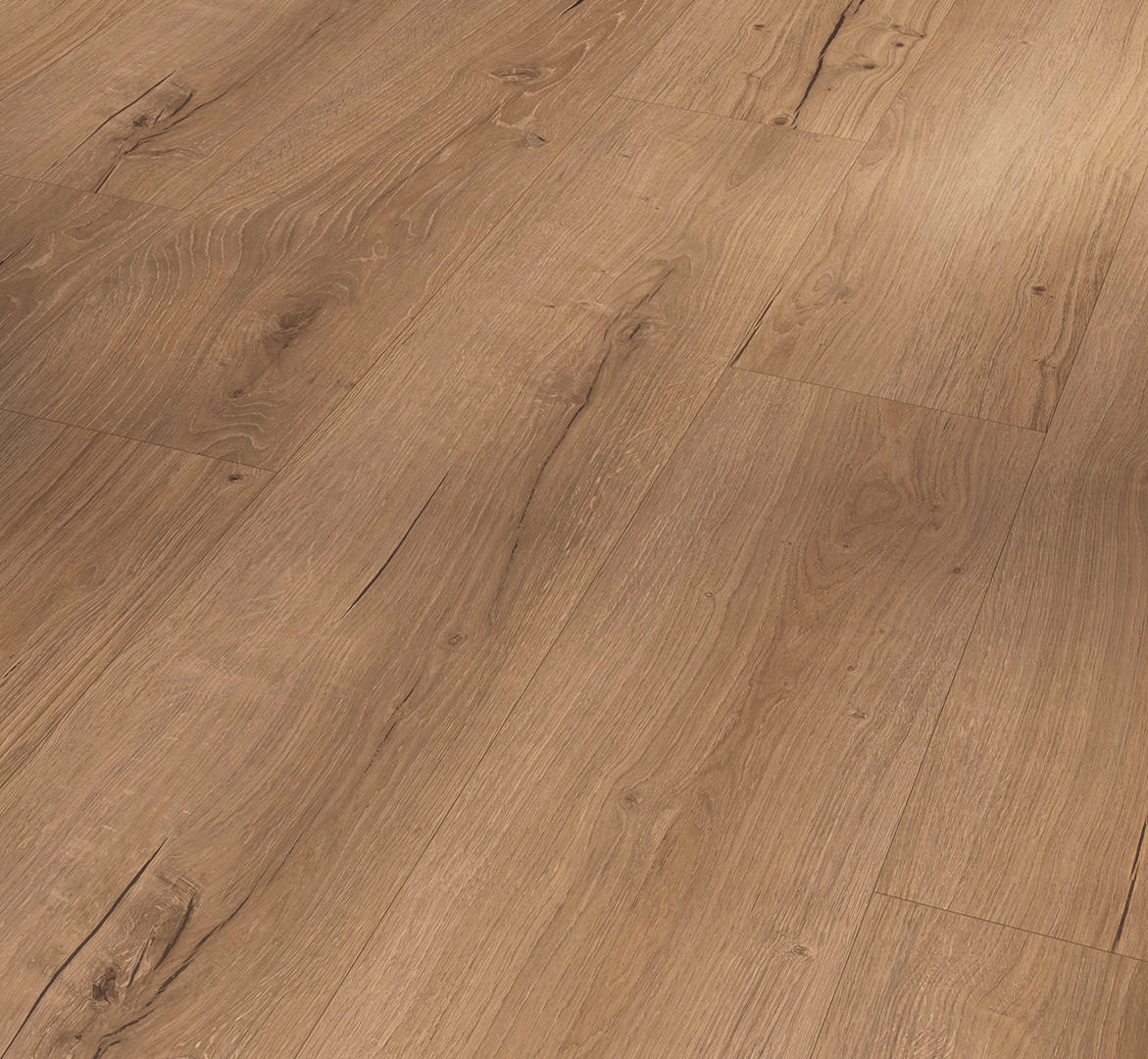 VINYLBODEN Vinyl Basic 5.3  per  m² - Eichefarben, Basics, Kunststoff (120.9/22.5/0.53cm) - Parador