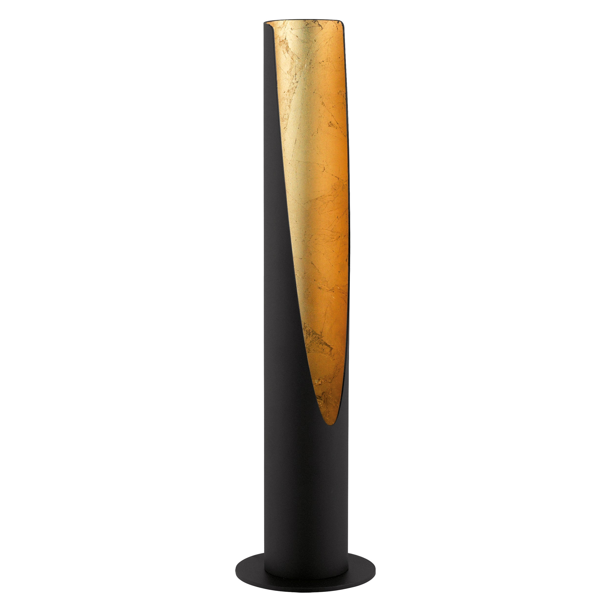 LED ASZTALI LÁMPA - fekete/arany, Design, fém (6/39,5cm)