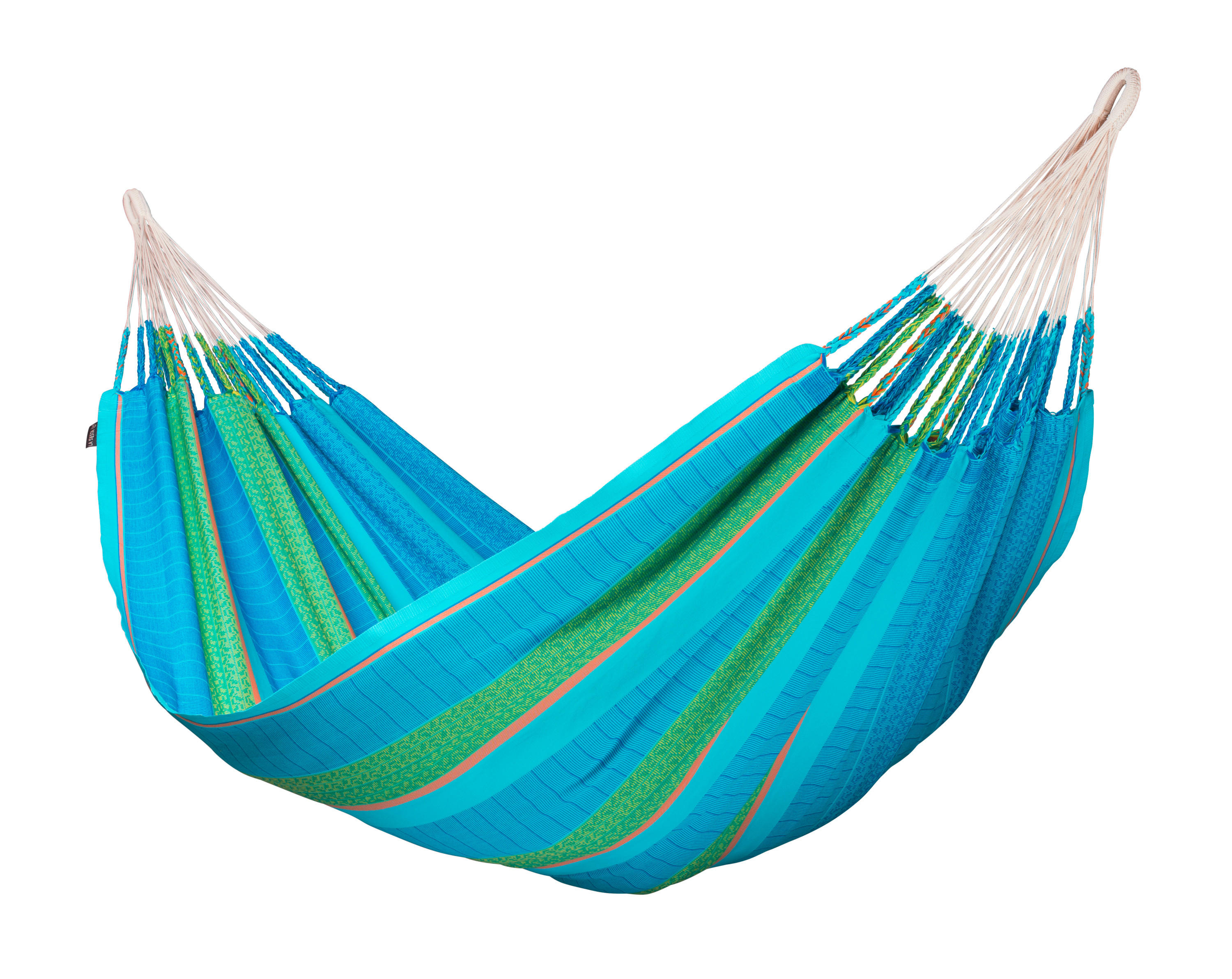HÄNGEMATTE kingsize hammock  - Blau/Dunkelorange, KONVENTIONELL, Textil (180/400cm)