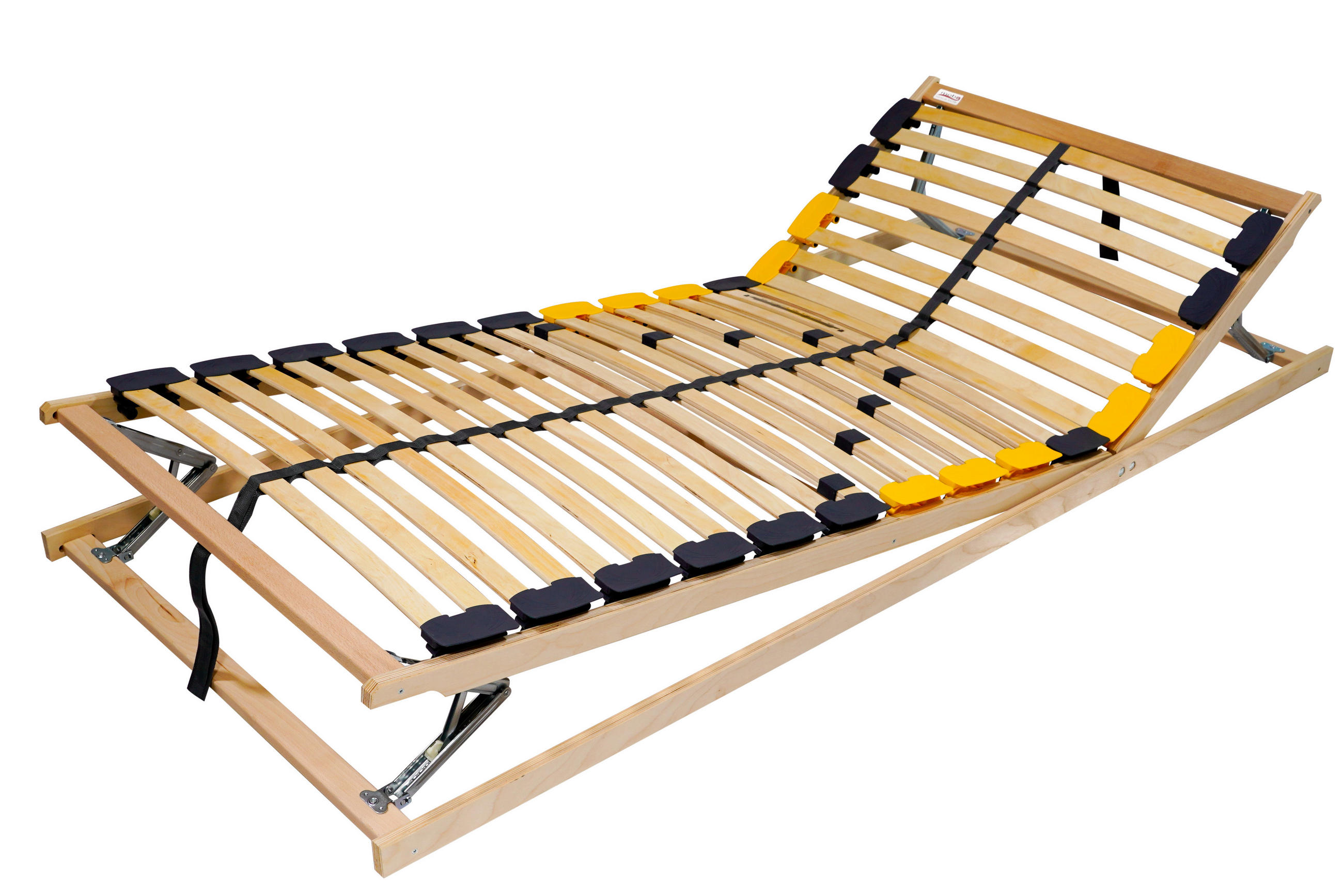 LETVENA PODLAGA 120/200 cm, - siva/naravne barve, Basics, kovina/umetna masa (120/200cm) - Sleeptex