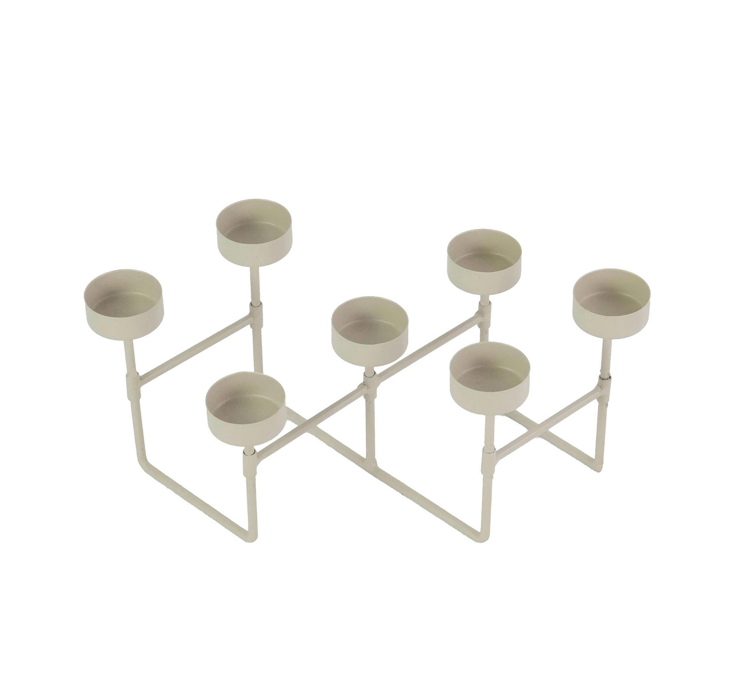TEELICHTHALTER  - Beige, Basics, Metall (21/9/12cm) - Ambia Home