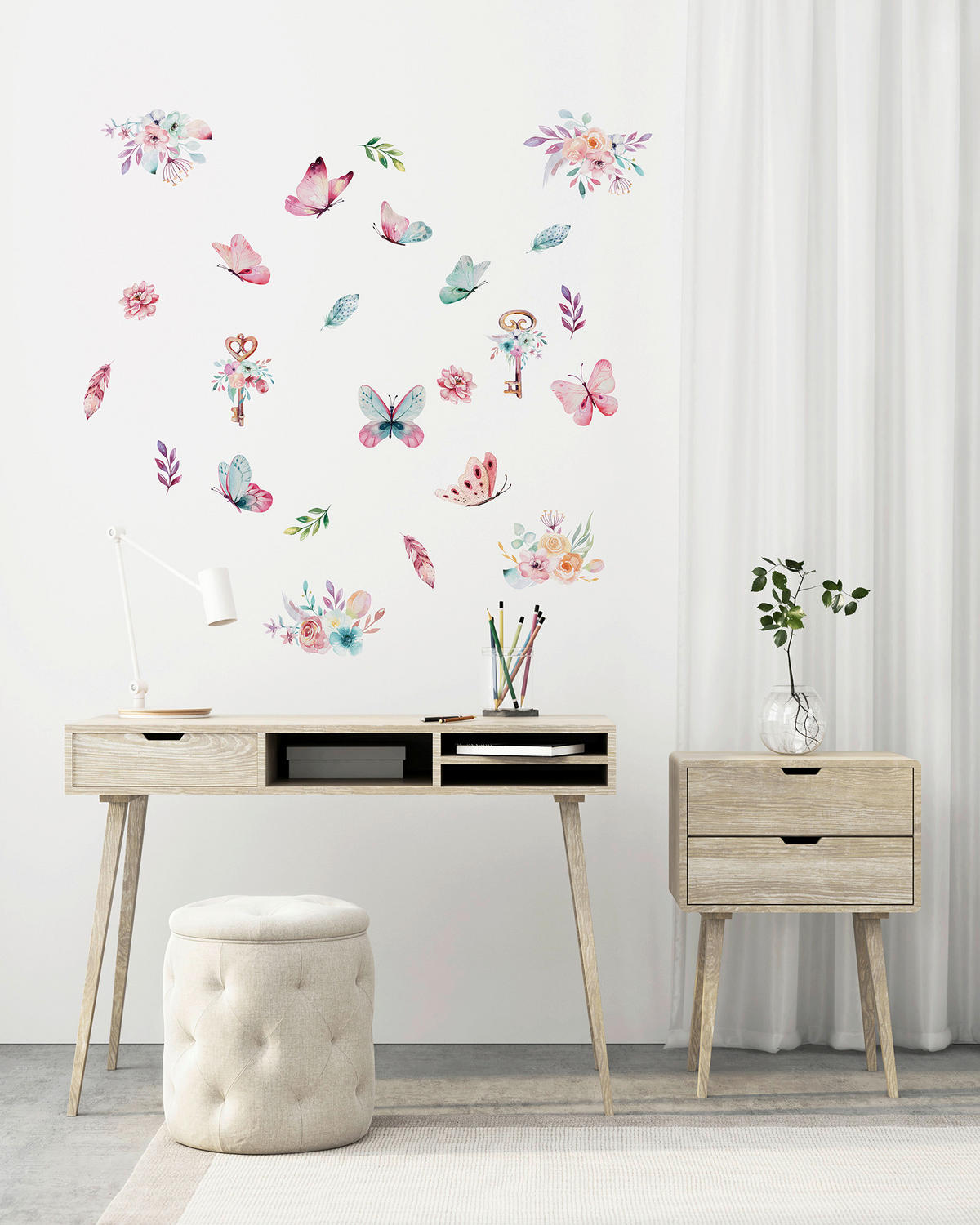 DEKOSTICKER  - Multicolor, Basics, Kunststoff (50/70cm) - Euroart