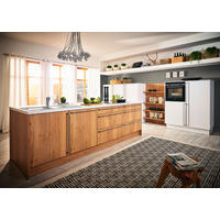 EINBAUKÜCHE TORONTO  - Eichefarben/Weiß, Design, Holzwerkstoff - Moderano