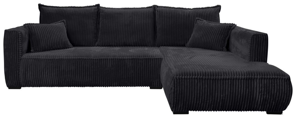Freisteller von Carryhome ECKSOFA Schwarz Cord.