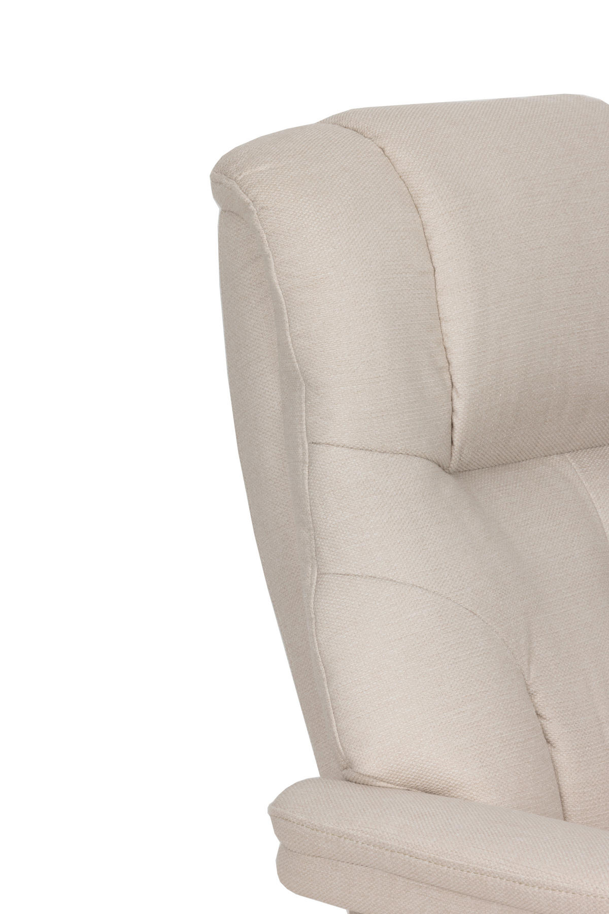 RELAXSESSELSET Webstoff    - Creme/Naturfarben, Design, Holz/Textil (80/109/79cm) - Livetastic