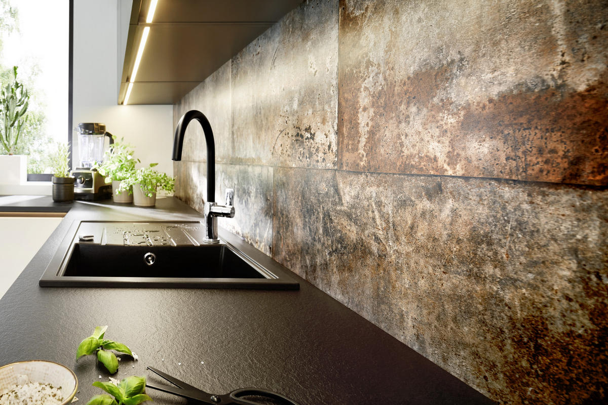 EINBAUKÜCHE   - Weiß, Design, Glas/Holzwerkstoff - Dieter Knoll