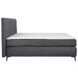 BOXSPRINGBETT 160/200 cm  in Grau  - Schwarz/Grau, Design, Textil/Metall (160/200cm) - Esposa