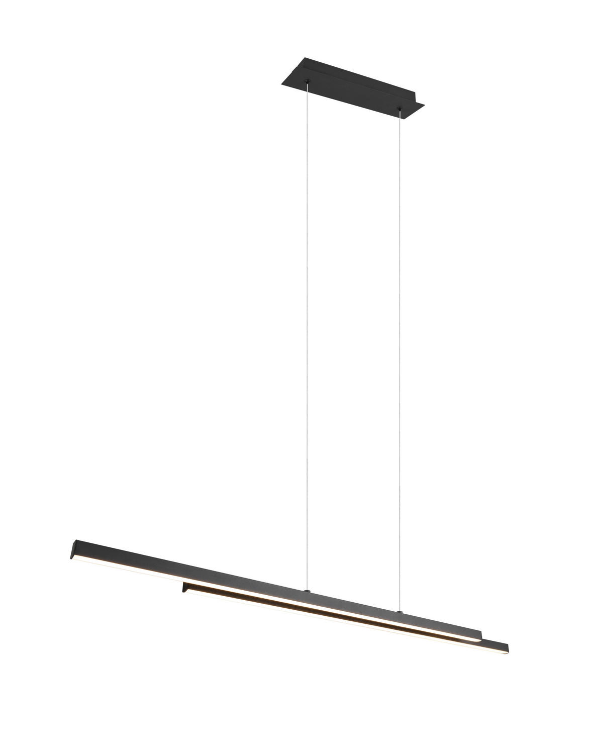 PENDUL LED - negru, Design, metal (110,0/150,0/8,5cm)