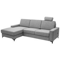 COLȚAR EXTENSIBIL, lemn, textil, material pe bază de lemn, gri - negru/gri, Basics, lemn/metal (158/88/252cm) - Hom`in