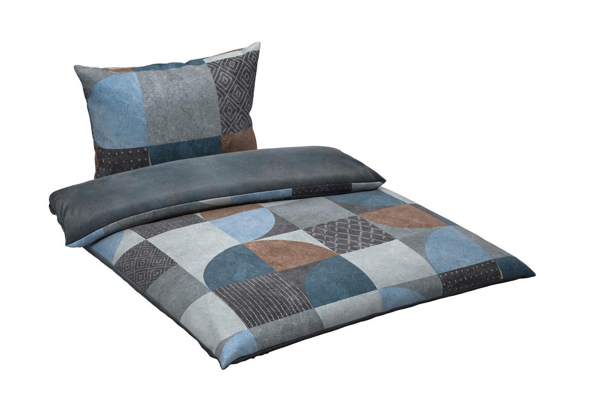 POSTELJINA SA DVA LICA 200/200 cm saten siva  - siva, Osnovno, tekstil (200/200cm) - Esposa