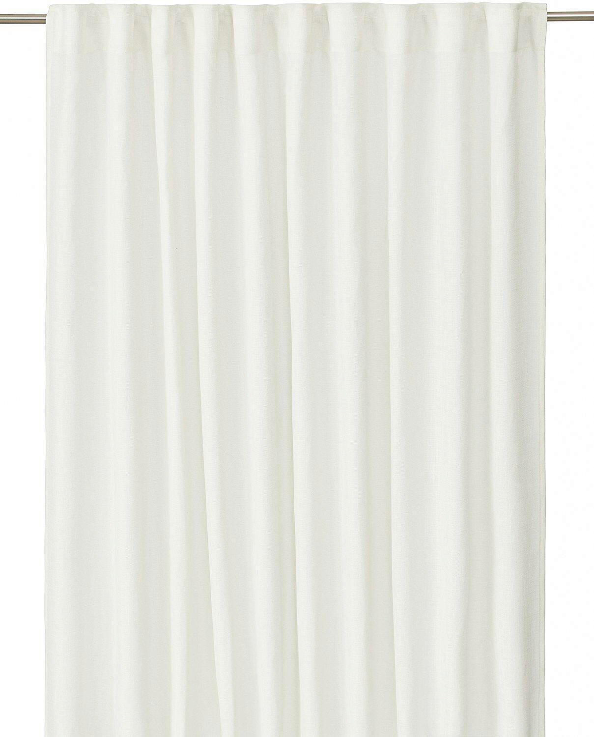FERTIGVORHANG  blickdicht   145/260 cm 2 Stück  - Weiß, Basics, Textil (145/260cm) - Svanefors
