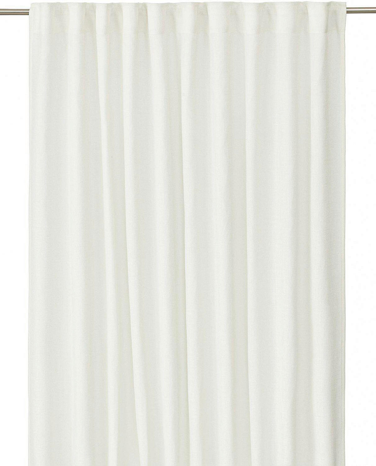 FERTIGVORHANG  blickdicht   145/320 cm 2 Stück  - Weiß, Basics, Textil (145/320cm) - Svanefors