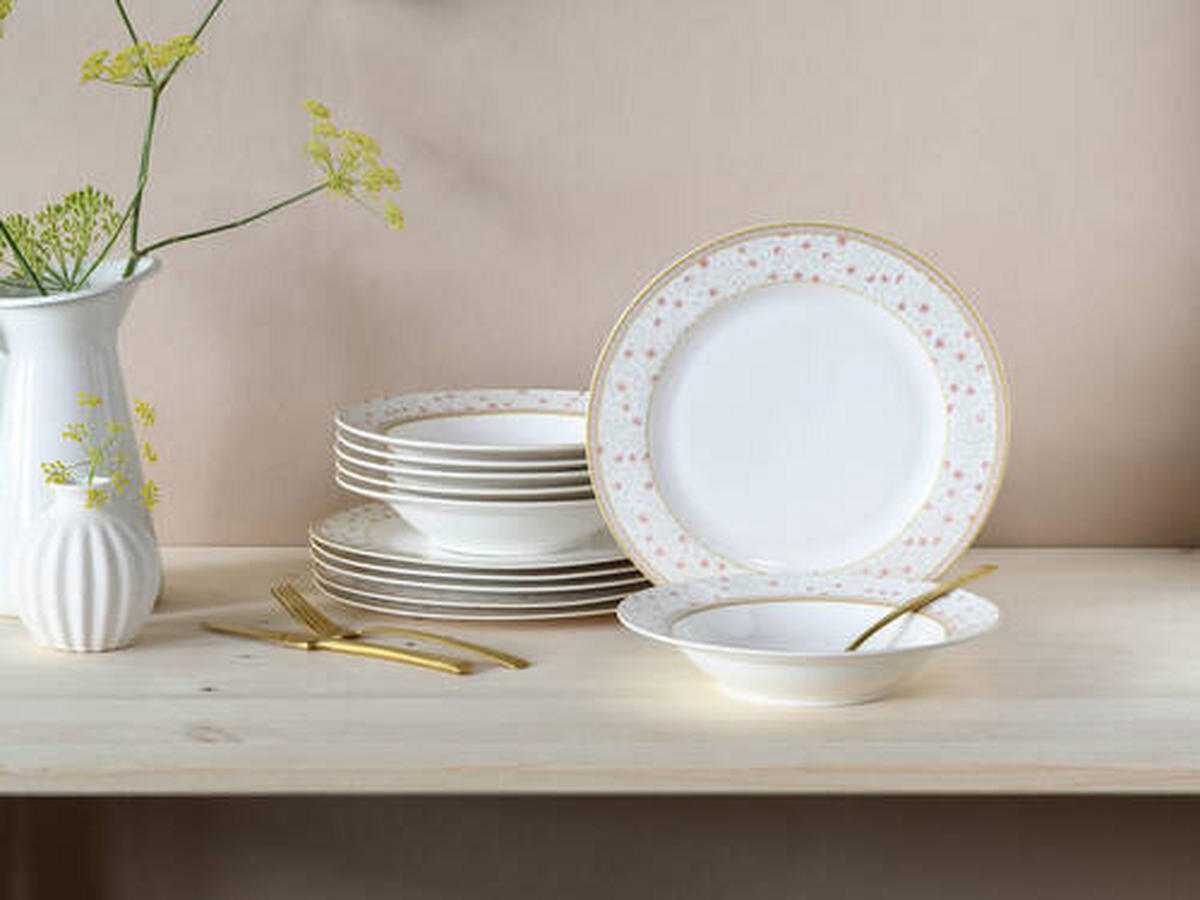 SERVIS 12 delar  - pärlemor, Trend, keramik - Creatable