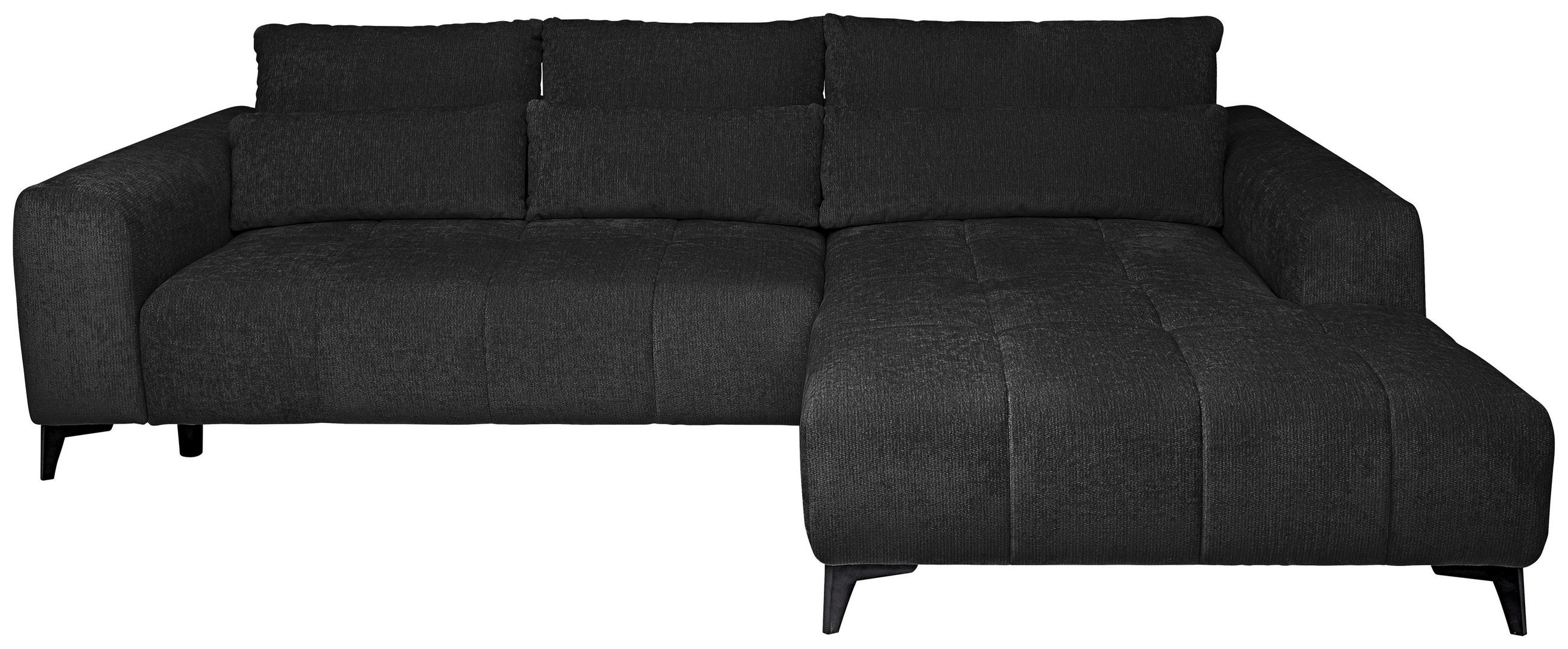 Hom`in Ecksofa Schwarz 279x222 cm
