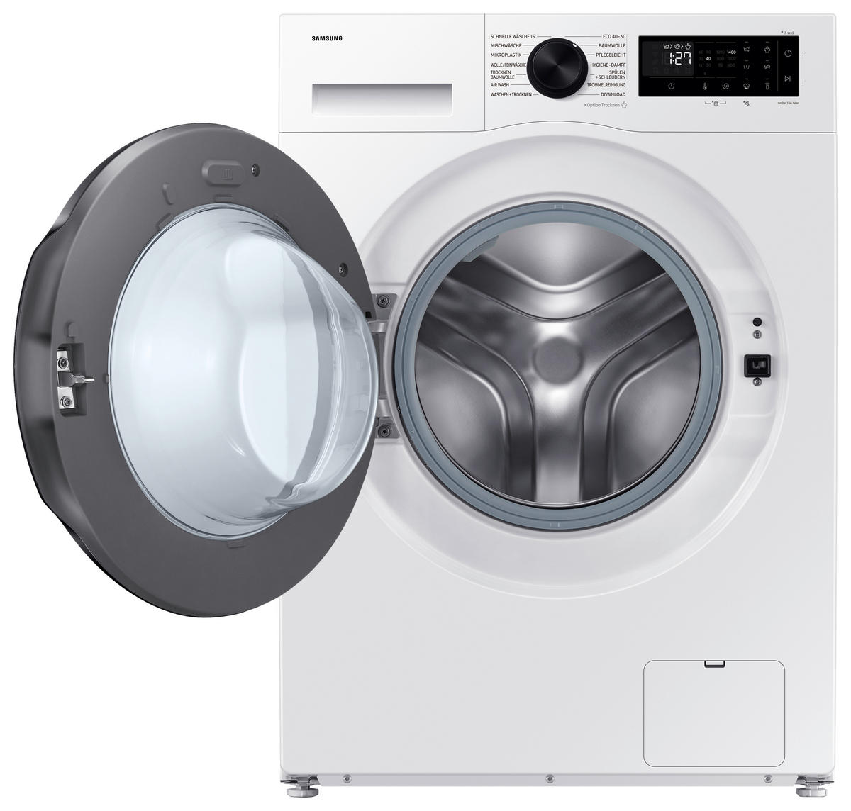 WASCHTROCKNER WD90DG5B15BEEG  - Weiß, Basics, Glas/Kunststoff (60/85/65cm) - Samsung