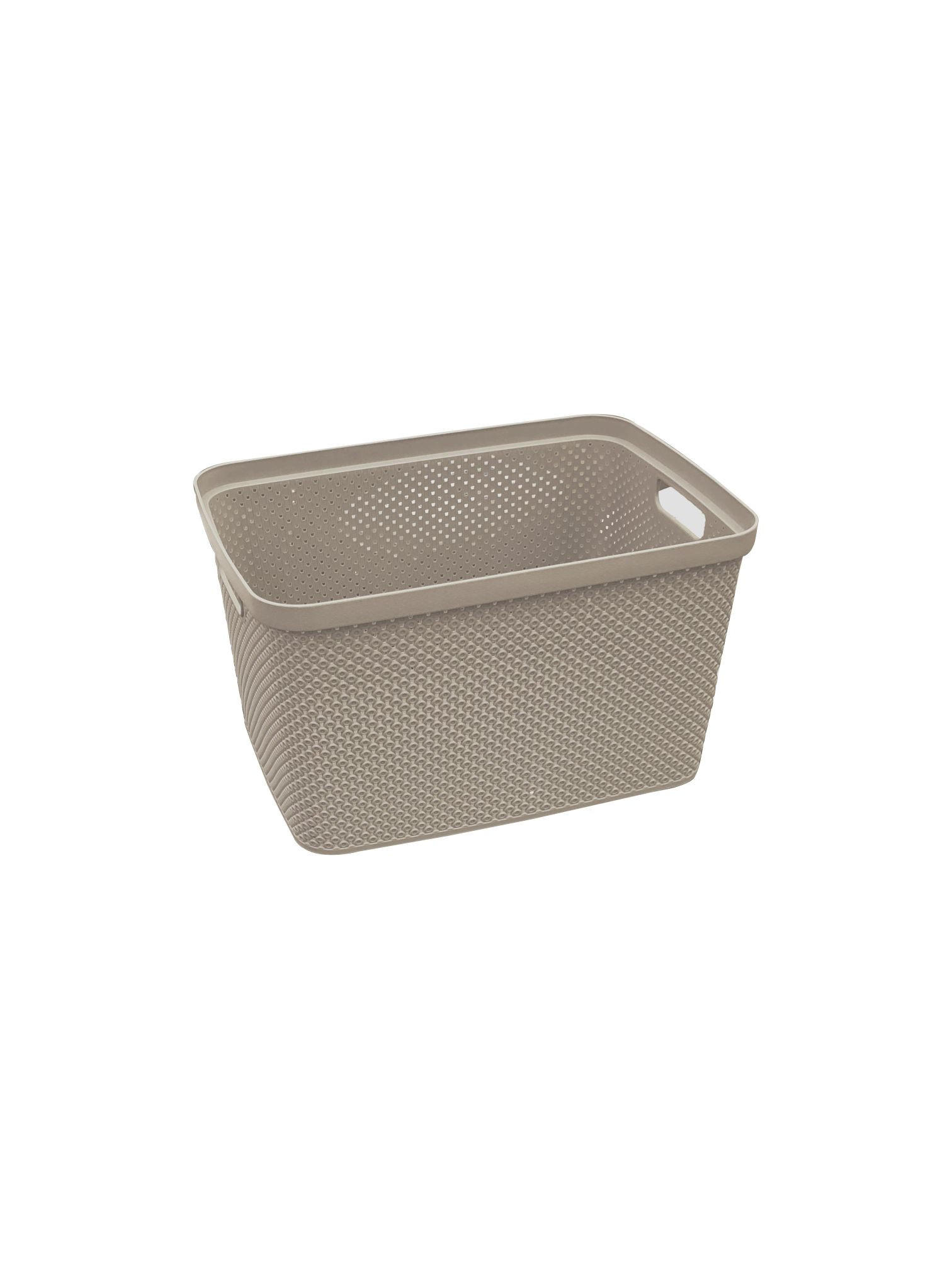 TÁROLÓDOBOZ 28,5/38,5/22 cm  - barna, Basics, műanyag (28,5/38,5/22cm) - Homeware