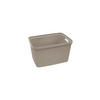 TÁROLÓDOBOZ 28,5/38,5/22 cm  - barna, Basics, műanyag (28,5/38,5/22cm) - Homeware