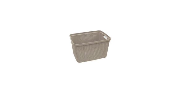 AUFBEWAHRUNGSBOX 28,5/38,5/22 cm - Braun, Basics, Kunststoff (28,5/38,5/22cm) - Homeware