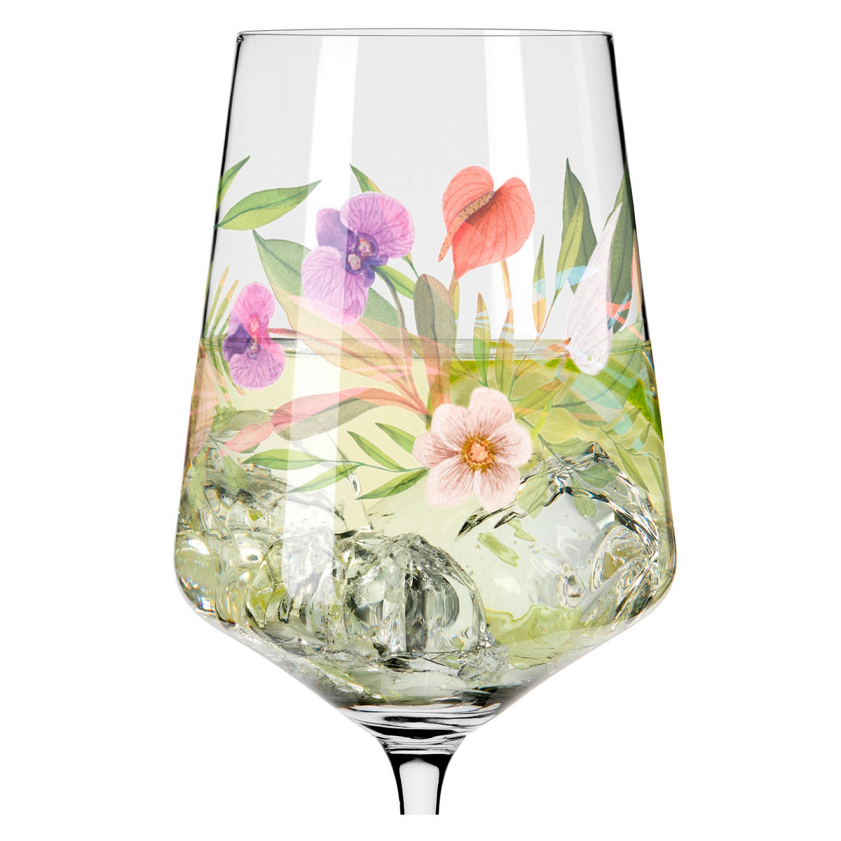SPRITZERGLAS 544 ml  - Lila/Grün, LIFESTYLE, Glas (9,3/22,5/9,3cm) - Ritzenhoff