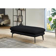ECKSOFA in Echtleder Anthrazit  180/310 cm  - Anthrazit/Schwarz, Design, Leder/Metall (180/310cm) - Dieter Knoll