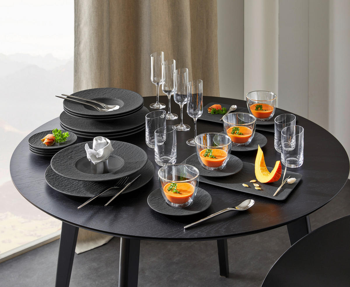 SCHALE Manufacture Rock 24 cm   - Schwarz, Design, Keramik (24cm) - Villeroy & Boch