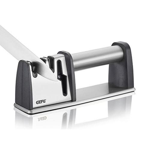 MESSERSCHÄRFER Colt Pro  Metall, Keramik  - Silberfarben, Basics, Keramik/Kunststoff (22/6/8,5cm) - Gefu