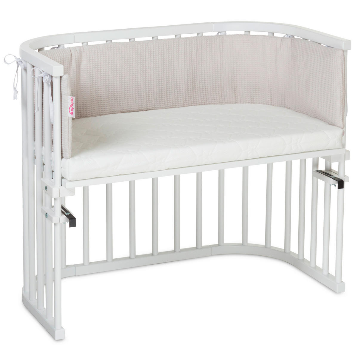 NESTCHEN   24/168 cm  - Grauweiß, Basics, Textil (24/168cm) - Babybay