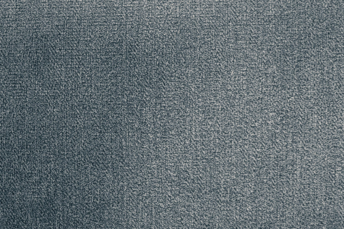 ECKSOFA in Velours Blau  - Blau/Schwarz, Konventionell, Kunststoff/Textil (298/168cm) - Carryhome