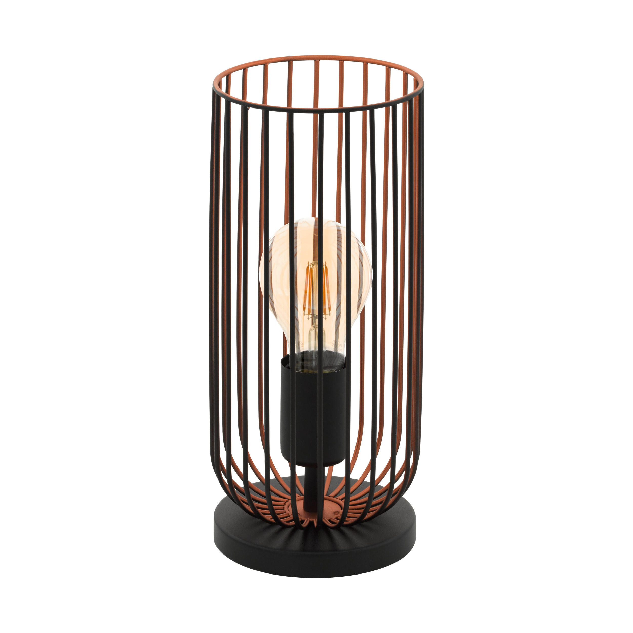 BORDSLAMPA ROCCAMENA 13/31 cm   - svart/kopparfärgad, Design, metall (13/31cm) - Eglo