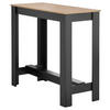 BARTISCH in Holzwerkstoff 115/50/103 cm   - Schwarz/Eiche Artisan, MODERN, Holzwerkstoff (115/50/103cm) - MID.YOU