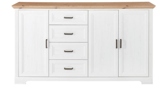 SIDEBOARD in 182/102/41 cm - Schwarz/Eiche Artisan, Design, Holzwerkstoff/Metall (182/102/41cm) - Landscape