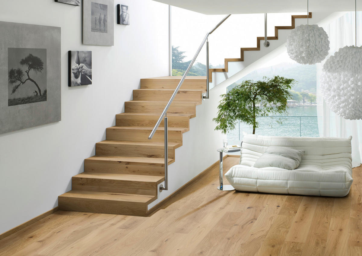 LANDHAUSDIELE Rustico Trend Eiche Natur 100014101  per  m² - KONVENTIONELL, Holz (220,5/17,6/1,3cm) - Tilo