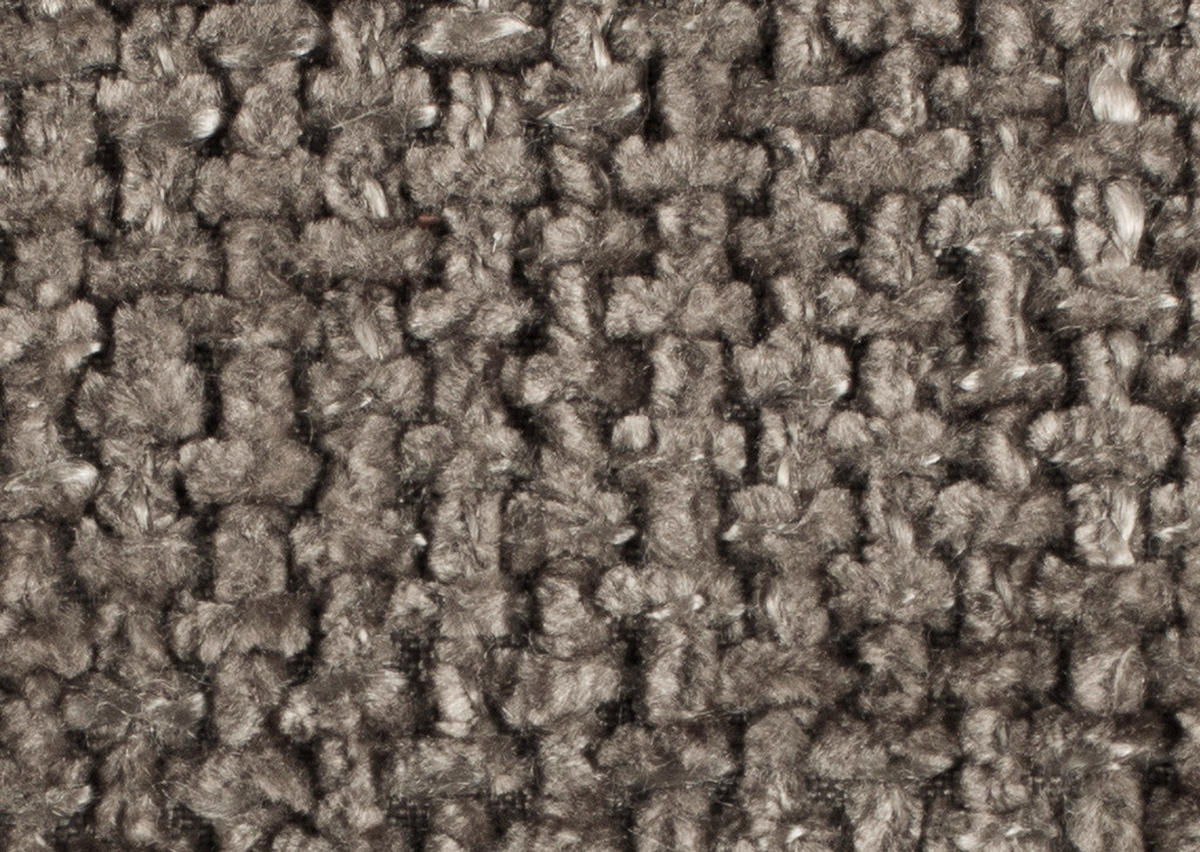 ECKSOFA in Webstoff Hellbraun  - Hellbraun/Schwarz, Design, Textil/Metall (180/289cm) - Stylife