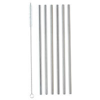 TRINKHALM - Silberfarben, Design, Metall (0,6/21,5cm) - Echtwerk
