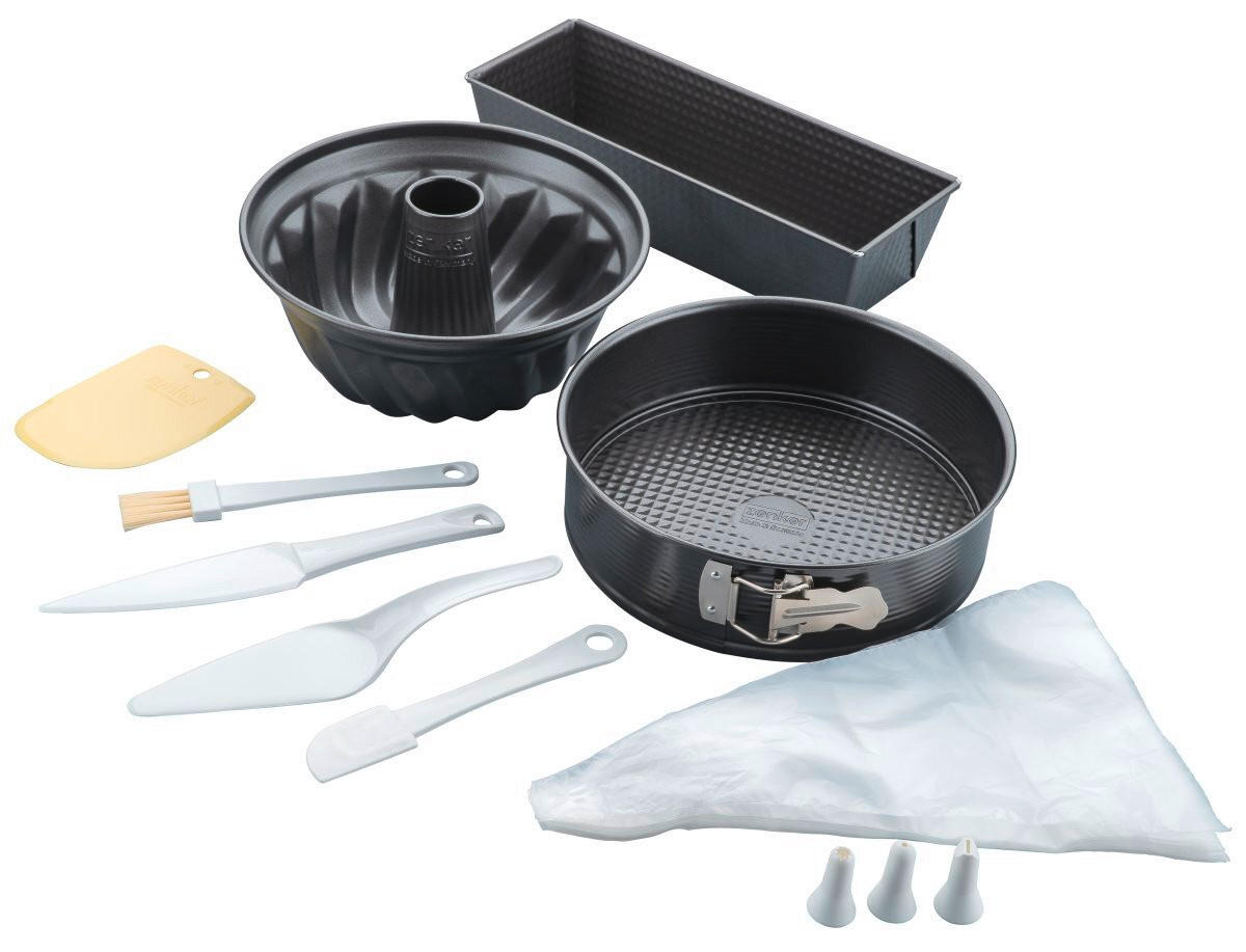 SET ZA PEČENJE       15/33,5/36,5 cm  - črna, Basics, kovina (15/33,5/36,5cm) - Zenker