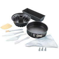 SET ZA PRAVLJENJE KOLAČA - crna, Osnovno, metal (15/33,5/36,5cm) - Zenker