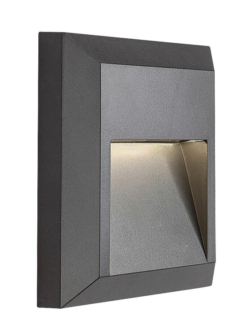 ZIDNA SVJETILJKA VANJSKA Trento  - antracit, Basics, plastika (12/12/3cm)